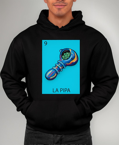 Sudadera Tipo Hoodie Unisex De La Loteria La Pipa