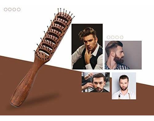 Cepillo Ventilado Para Secar El Cabello, Para Hombre, Con Ve