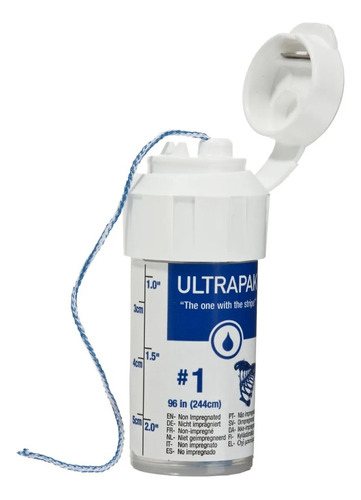 Hilo Retractor Ultradent Ultrapak #1 Azul Odonto Dental Eeuu