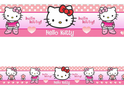 Faixa Decorativa Border Hello Kitty 3 M Por 15 Cm