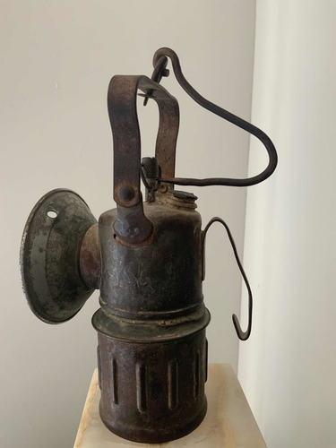 Lámpara De Carburo. Antigua 1910 Justrite Usa (Usado)