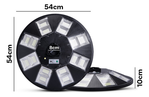 Refletor Solar 400w Luminaria Publica Holofote Prova D'agua
