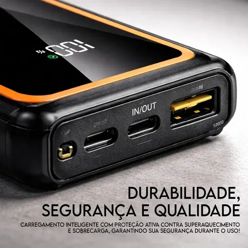 Power Bank Turbo Carregador Portátil 20000mah Turbo 22.5w Premium