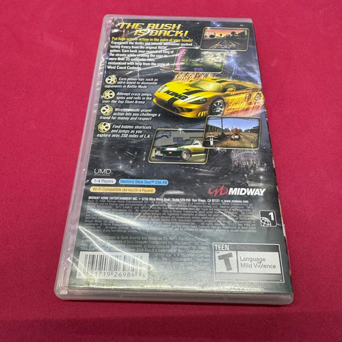 Rush Psp Original (Usado)
