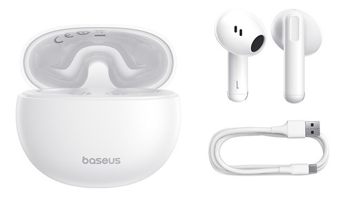 Fone De Ouvido Baseus Bowie E12 Tws Bluetooth 5.3 Branco