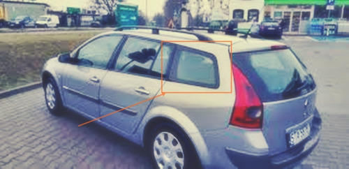 Vidrio Fijo Lateral Izquierdo Renault Megane 2 Grand Tour