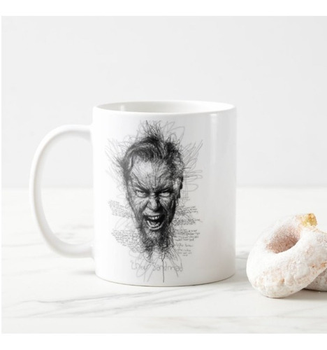 Taza Sublimada Metallica James Heftield