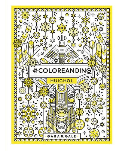 Libro Colorear #coloreanding Huichol
