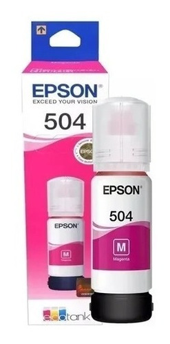 Tinta Original Epson T504 Color Magenta 70 Ml