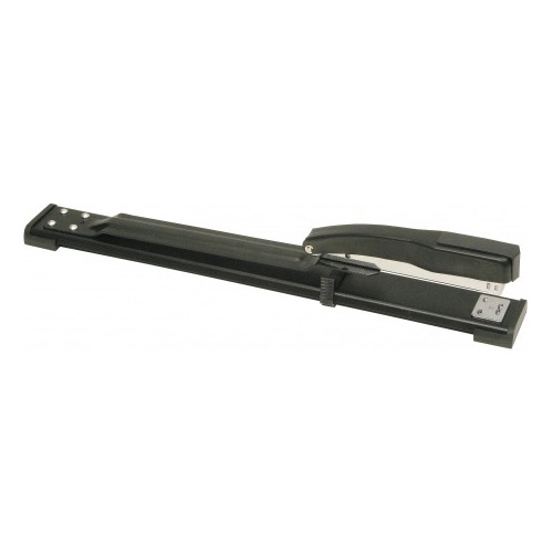 Abrochadora Con 1.000 Broches Stendy De Brazo Largo Para Cuaderno Revistera Para Broches 24/6 26/6 Color Negro