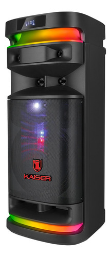 Bocina Kaiser 12 70 W Rms Ksb-4012 Micrófono Bluetooth Negro