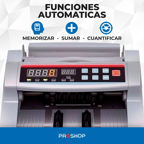 Imagen 5 de 10 de Contadora De Billetes Máquina Nuevo Modelo Detector Falsos