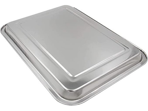 Pack 3pz Charola Para Servir Y Cocinar Acero 31x21x5 123043