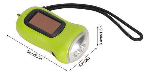 Linterna Led De Manivela Multifunción Con Manivela Solar
