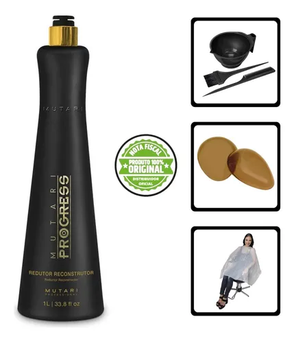 comprar Escova Progressiva Mutari Progress Selagem Sem Formol 1l