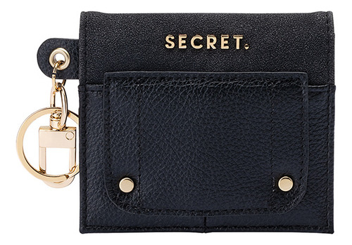 Billetera Secret Lourdes Fw24 Negro Xs