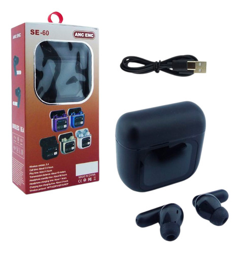 Audifono True Wireless Bluetooth Touch Cancelacion De Ruido