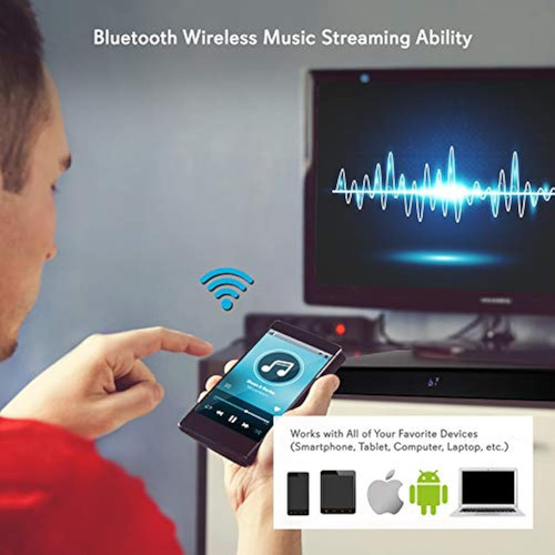 Sistema De Tv Base De Sonido Altavoz Transmision Inalambrica