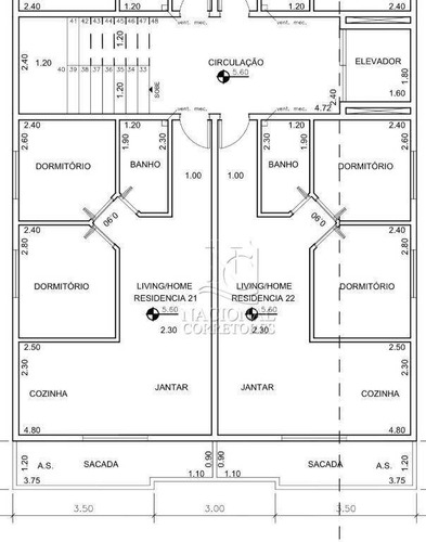 Imagem 6 de 20 de Cobertura Com 2 Dormitórios À Venda, 90 M² Por R$ 350.000,00 - Jardim Jamaica - Santo André/sp - Co5569