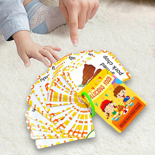 Tarjetas Flash De Alimentos Para Aprendizaje Temprano,
