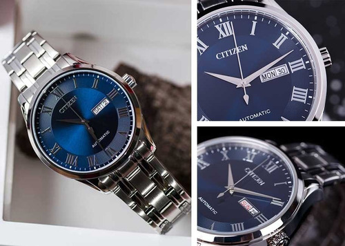 Relógio Citizen Masculino Automático Nh8360-80l / Tz20797f