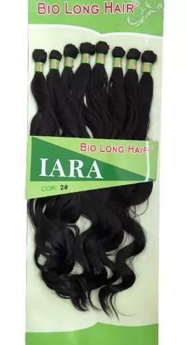 Cabelo Liso Ondulado Iara Longo Bio Long Hair 70cm 280g - Morena