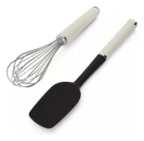 Comprar Set Utensilios Kitchenaid Kqg463ohace Espatula Batidor Crema