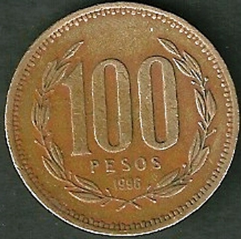 6000 Chile - 100 Pesos 1996 