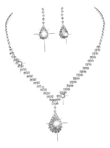 Conjuntos De Joyas De Boda Conjunto De Aretes De Collar De