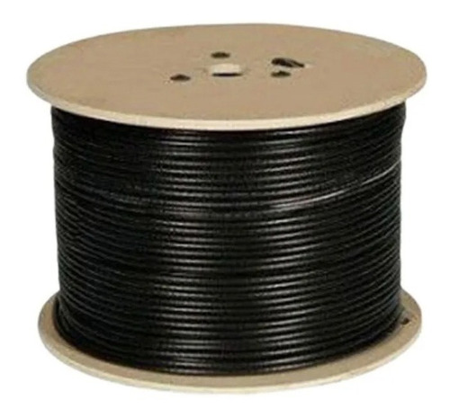 Rollo Cable Coaxial Connection Rg6 75ohm Con Mensajero 305m