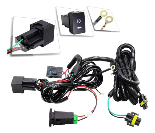 Kit De Arnés De Cableado De Luz Antiniebla Para Honda Acura 