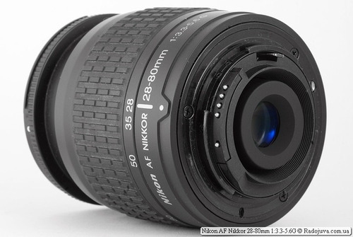 Nikon - Objetivo Nikkor Af-g. Zoom 28-80mm Autofocus. Ø=58mm