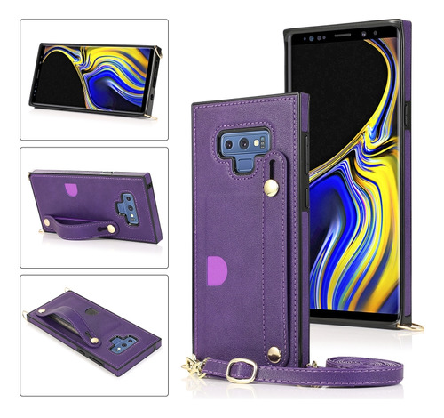 Funda De Teléfono Morada Para Samsung Galaxy Note9