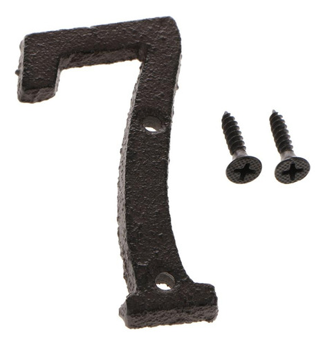 4 + 7 Tornillos Rústicos Con Números De Dirección De