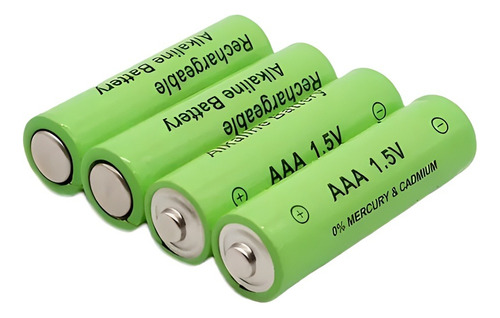 Baterías Recargables Alcalinas Aaa 3000 Mah 1.5 V