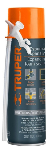 Espuma Expansiva Poliuretano 300 Ml Truper 10919