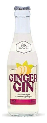 Bebida Mista Ginger e Gin Eazy Booze 200ml