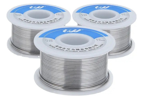 Estaño 60/40 0.8mm Solder Wire 2% Flux Rollo 100gr - 25mts