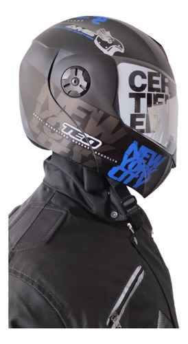 Casco Moto Doble Visor Abatible Certificado Dot