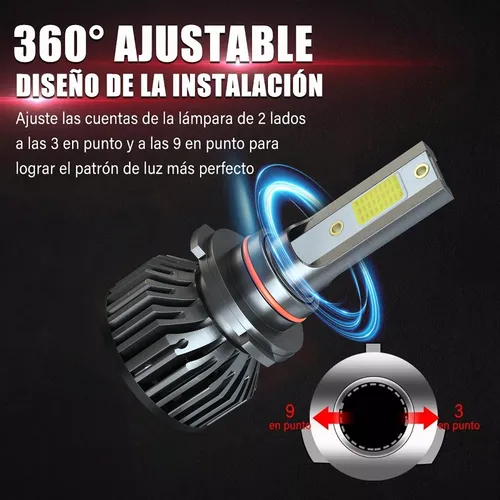 40000lm, Kit De Faros Delanteros Csp Led Canbus 9005 9006
