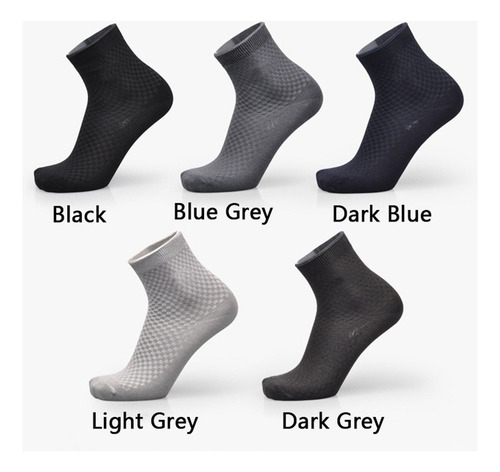 . 10 Pares De Calcetines De Fibra De BambĂș Para Hombre, In