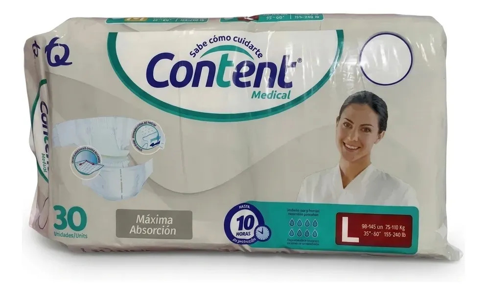 Pañal Para Adulto Content L