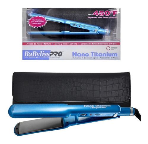 Plancha De Pelo Ultra Flat Nano C Estuche Babyliss Pro 9559