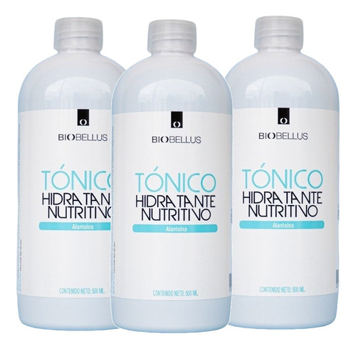 3 Tonico Hidratante Nutritivo - Biobellus 500ml
