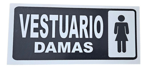 Cartel Vestuario Damas