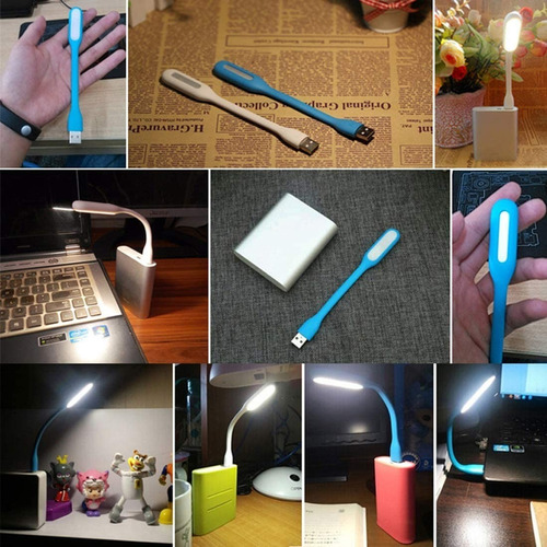Lámpara Led Flexible Con Usb De 3 Colores Para Pc