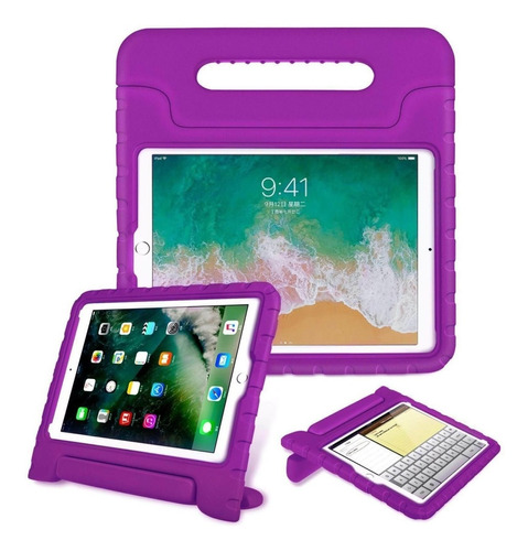 Funda Agarradera Foami Niños Para iPad 8 10.2 A2270 A2428