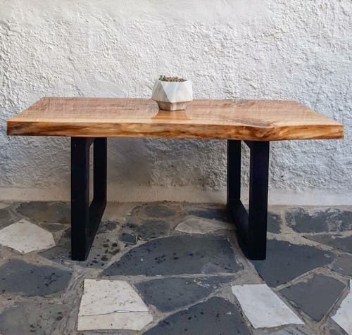 Mesa Ratona/de Arrime En Hierro Y Madera