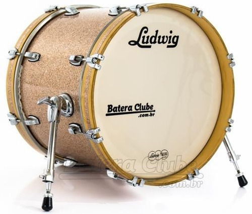 Bateria Ludwig Classic Maple Champagne Sparkle Jazz Set Com (Usado)