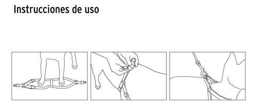 Correa Con Pechera Para Perro 1cm Ancho Fiero